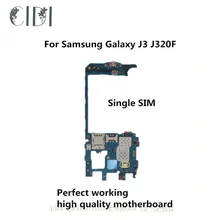 Марка CIDI Одиночная SIM разблокированная оригинальная используемая материнская плата для Samsung Galaxy J3 J320F материнская плата с полными ЧИПАМИ Android OS логическая плата