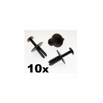 

10x For BMW Universel Porte Garniture Panneau Clip Attaches Auto Pare-chocs Rivet Retenue Push Capot Moteur Aile Fixation Clip
