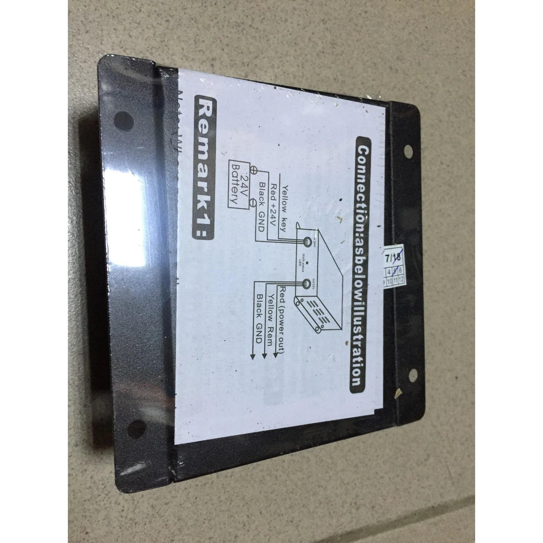 Инвертор 24v-12v 15A преобразователь напряжения из 24v в 12v 15А 1 шт