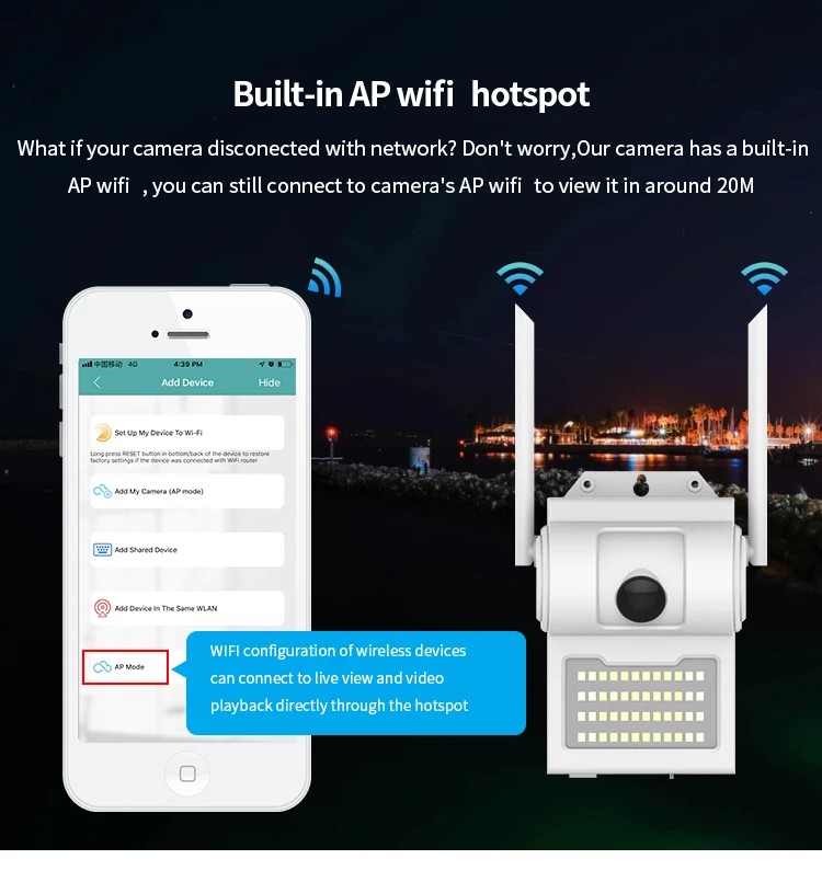 p ao ar ip sem Fio Ip66 à Prova Livre Câmera 48 Led Luz ir Áudio Vídeo Dwaterproof Água Casa Jardim Cctv Segurança Monitoramento Pátio 1080 wi fi 10 câmera ip sem fio 48 led luz