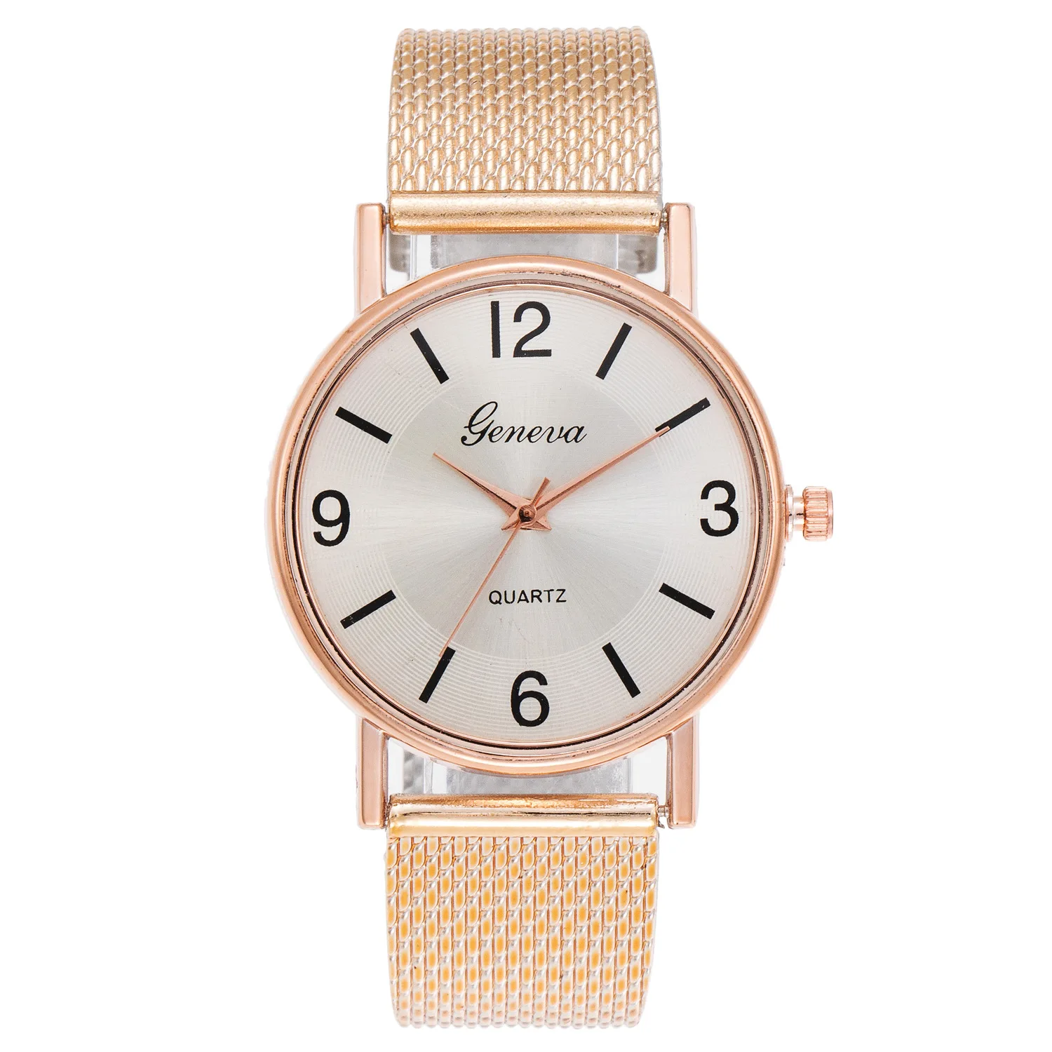 

2019 the Whole Network Hot Sales Gold Mesh Belt Diamond Set WOMEN'S Watch Geneva Watch Gift