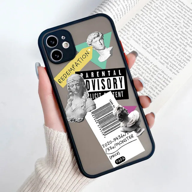 Case For iPhone 11 iPhone Cases XR Hard Fundas Apple 13 12 Pro Max Mini 7 8 6S 6 Plus X XS Max 12Pro Len Protection Phone Covers U127