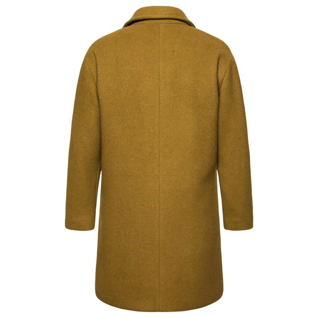 MUQGEW одежда мужской повседневный Тренч модное деловое длинное приталенное пальто куртка Верхняя одежда jaqueta masculino
