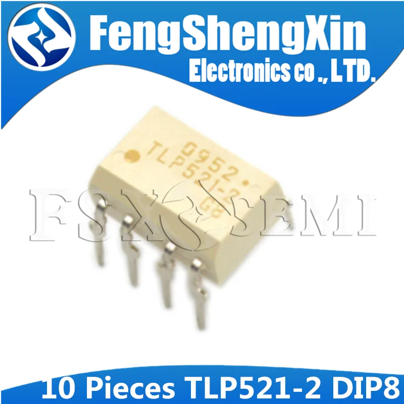 10pcs/lot Tlp521-2 Tlp521 P521-2 Tlp521-2gb Dip-8 High Density Mounting ...