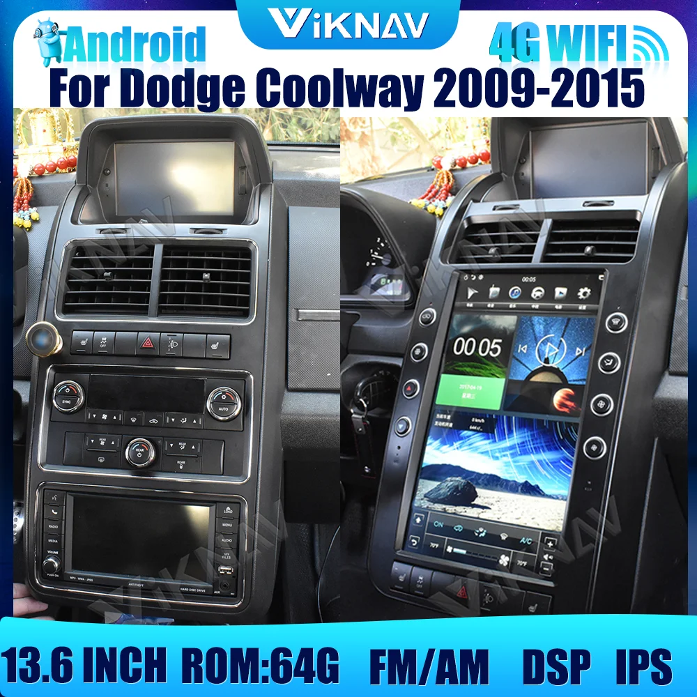 

PX6 Car Radio With screen For Dodge Journey 2009-2015 Android System Stereo Car GPS Navigation Video Multimedia Player AUTO