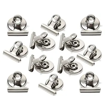

Strong Magnetic Clips-Heavy Duty Refrigerator Magnet Clips-31mm Wide Scratch Safe-Clip Magnets Best for House Office School Use,