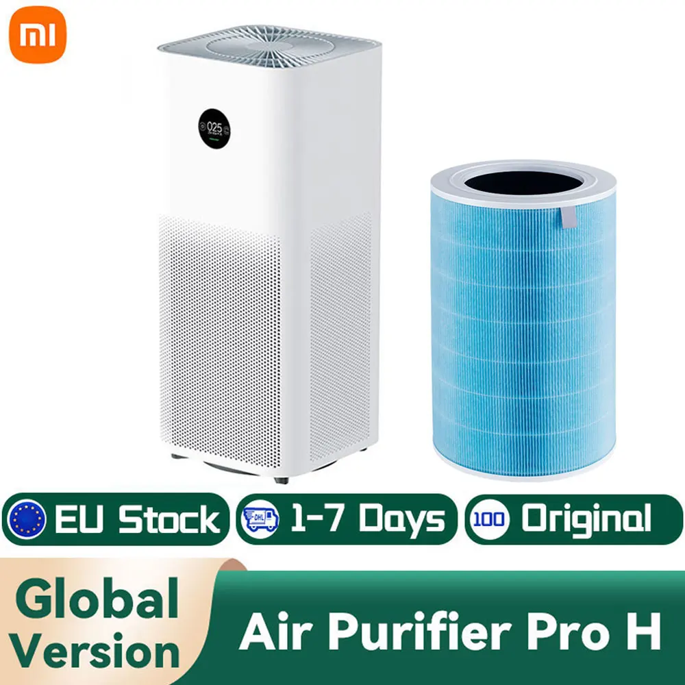 Xiaomi Mi Air Purifier Pro H Smart OLED Sterilizer Formaldehyde Cleaner Purification with H13 Filter APP + AI Control Global Ver | Бытовая