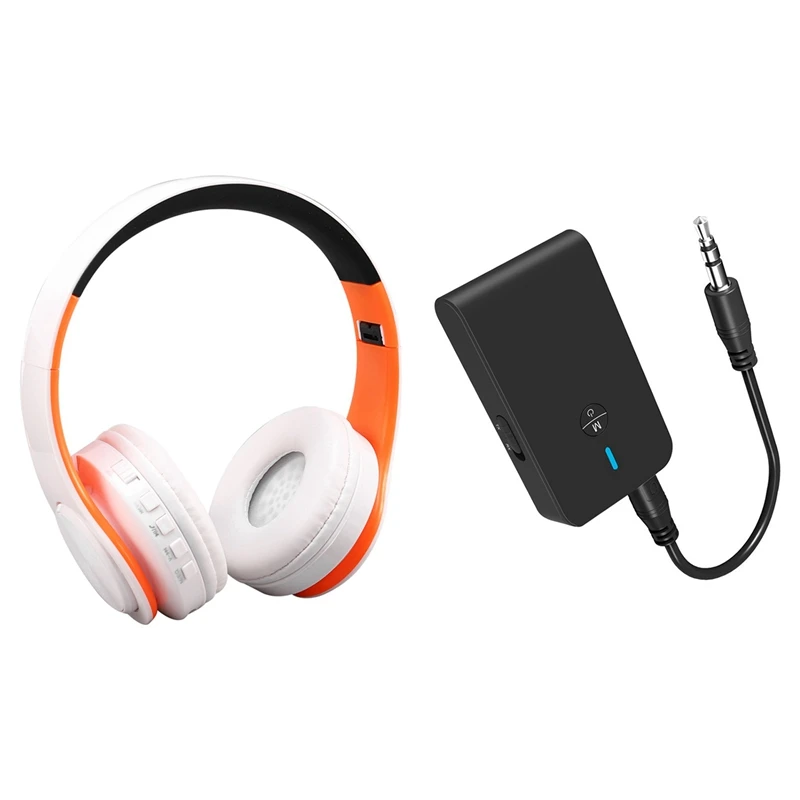 1 Set Bluetooth Headset MP3 Headset Headset 1 Set 2 in 1 Bluetooth 5 0 USB Transceiver Receive o Adapter