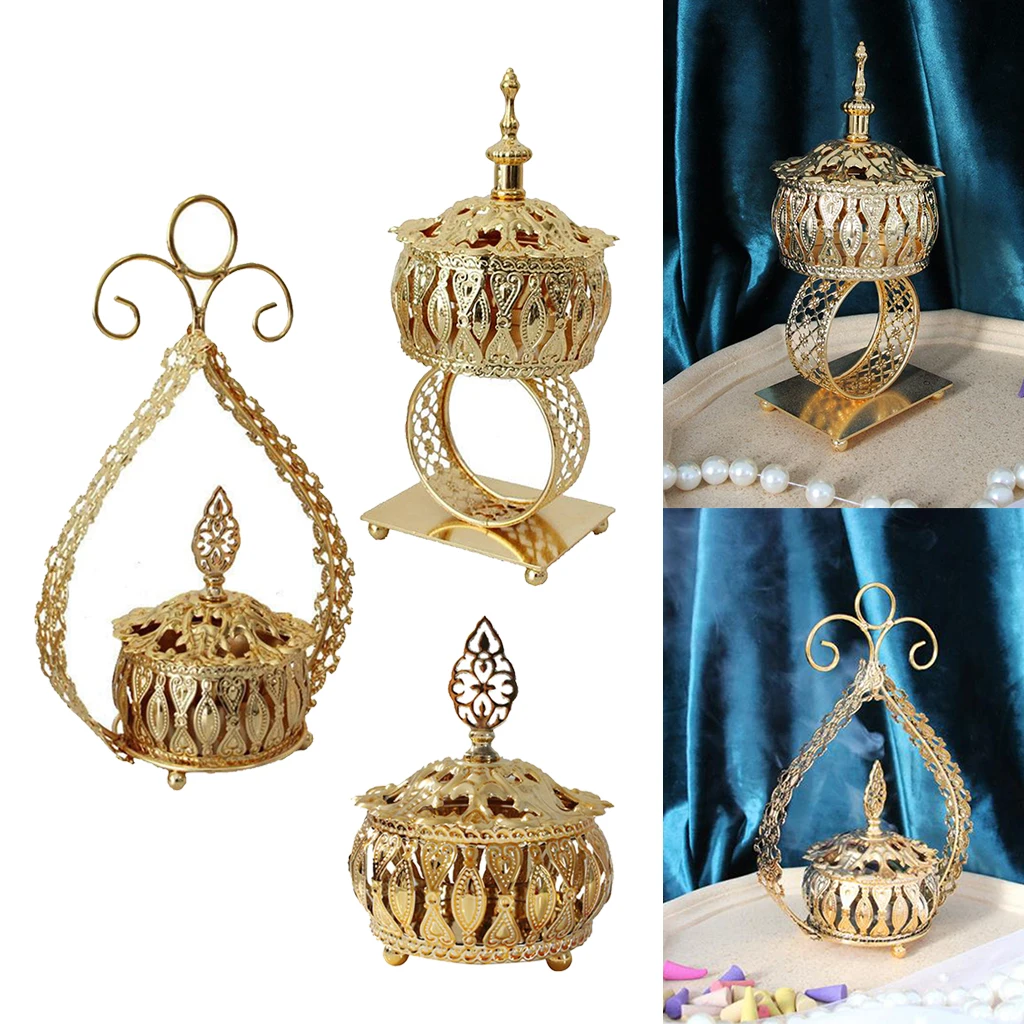 Large Incense Burners Censer Buddhism Home Tea House Yoga Studio Hotel Decor 24.5x14.5cm