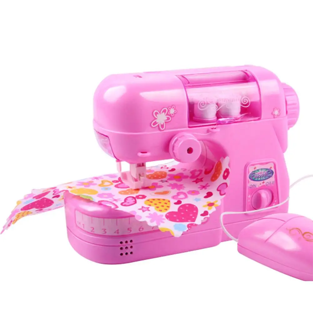 GloryStar Kids Girl Simulation Children Sewing Machine Small Appliances Toy Sets Pretend Toy