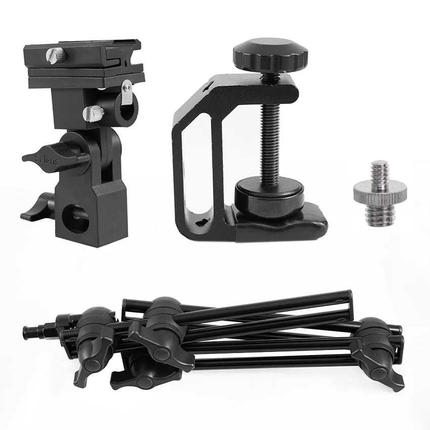 Light Stand Tripod Magic Arm Adjustable Holder Extension Bracket Clamp For SLR LCD Monitor LED Flash Light Camera Accessories