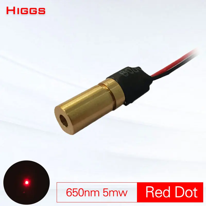 High quality 650nm 5mw red dot laser module low power laser sight pointer PM2.5 Laser Head for Air Detection Customizable size