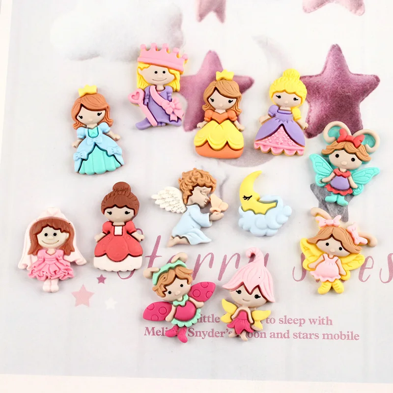 Kuutti Squishy 30 шт. милый мультяшный слайм для девушек подвески с плоским основанием