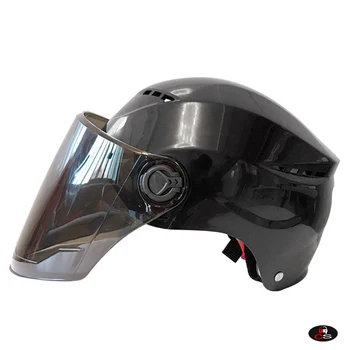 

Motorcycle Summer Breathable Helmet Scooter Open Face Cap with Sunshield Motorbike Road Bike Motor Ridding Head Protect