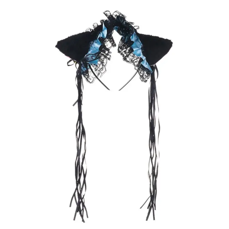 Cosplay&ware Women Ruffles Lace Headband Plush Cat Ears Ribbon Golden Bell Tassels Decor Lolita Cosplay Hair Hoop Lovely Pointed Fluffy -Zentai shop online H918abf140a964df2893f3b492fd8aaf4G.jpg