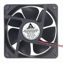 Gdstime – ventilateur de dissipateur thermique 12V DC 2 broches, 1 pièce, 12038 120mm 120x120x38mm 12cm