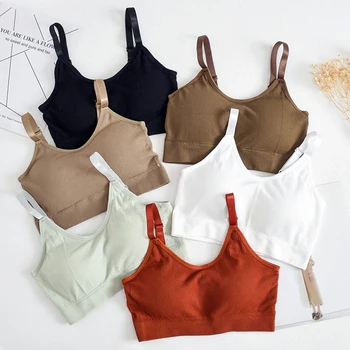 

Top selling Bras Seamless Bra Sexy Wire Free Top Lingerie Breathable BH Women Deep V-neck backless Body Sexy Bra Brassiere