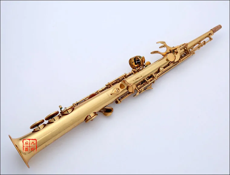 Germany Keilwerth ST110 Soprano Straight Tube Saxophone Brass Gold Lacquer B Tune Sax With Mouthpiece Professional Instrument