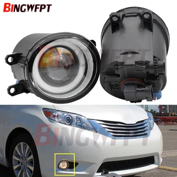 

2PCS LED Fog Light Angel Eye with lens For Toyota Venza Sienna Hiace Matrix Avalon 2006-2014 For Urban Cruiser Hatchback NSP1