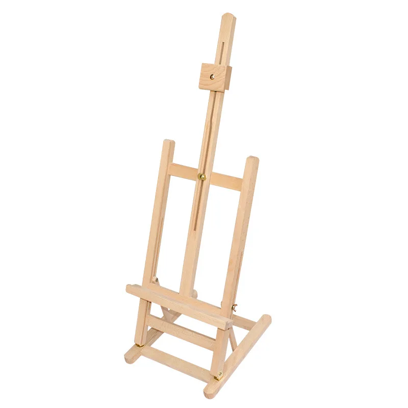 

Desktop Small Desktop Height Adjustable Wooden you hua jia Building Blocks Advertisement Poster Display Stand