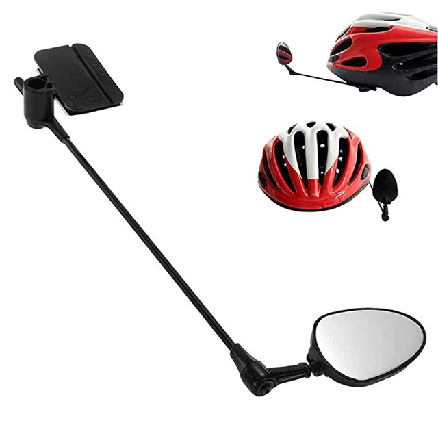 US $4.07 Riding Universal Rotation Adjustment Helmet Rearview Mirror Outdoor Sports ABS Plastic Bicycle Acce