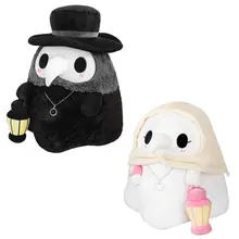 Casal luminoso dos desenhos animados animal praga médico bico recheado brinquedo de pelúcia dia dos namorados bico doutor festa prom adereços brinquedo de pelúcia presentes