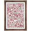 Snowy Christmas cross stitch kits simple pattern aida fabric 18ct 14ct 11ct count white canvas cotton thread embroidery ► Photo 1/6