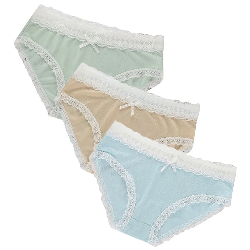 3 шт. женские хлопковые трусы стринги из спандекса|Женские трусики| |