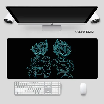 

Dragon Ball Mouse Pad Black Son Goku XL Pad To Mouse Notebook Laptop Mouse Pads Kakarotto Gaming Pad Mouse Gamer Mice Desk Mats