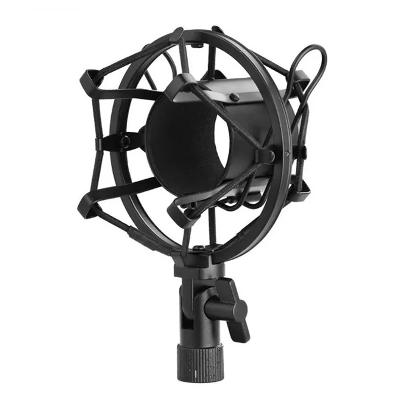 Universal Metal Recording USB Microphone Shock Mount BM 800 Condenser Microphone Holder Spider Clip For K669 PM421 bm800 Mic 