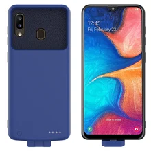 Для samsung A30 зарядное устройство чехол съемный магнитный 7000 мАч резервная зарядка PowerBank TPU чехол для samsung A20 A30 чехол