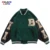 Hip Hop Furry Bone Patchwork Color Block Jackets Mens Harajuku College Style Bomber Jacket Men Baseball Coats 3 color 1