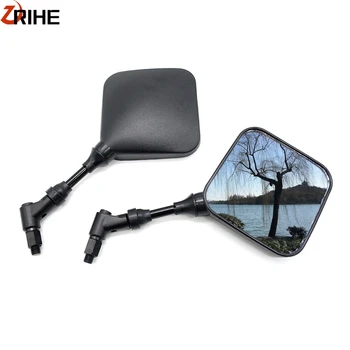 

Black Motorcycle CNC Convex Bar End Mirror FOR Honda Yamaha Suzuki Kawasaki Cafe Racer Clubman Bobber Buell rearview side mirror