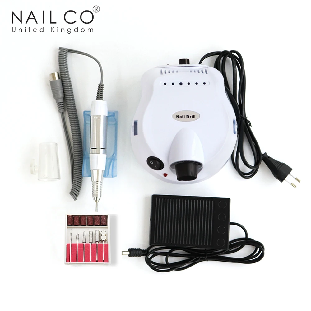 

Nail Polisher Machine Professional Electric Nail Drill Pedicure Files Tools Kit Grinding 15W 35000RPM EU Plug Machine Nail Care