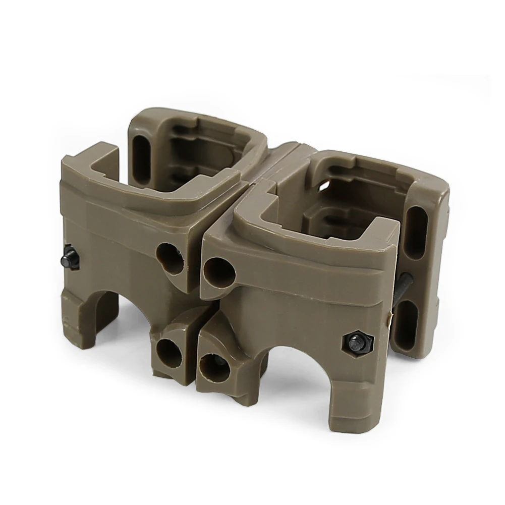 Tactical Gun Rifle Dual Magazine Coupler for MP7 Clip Connector Airsoft Military Mag Clamp Parallel Link Speed Loader