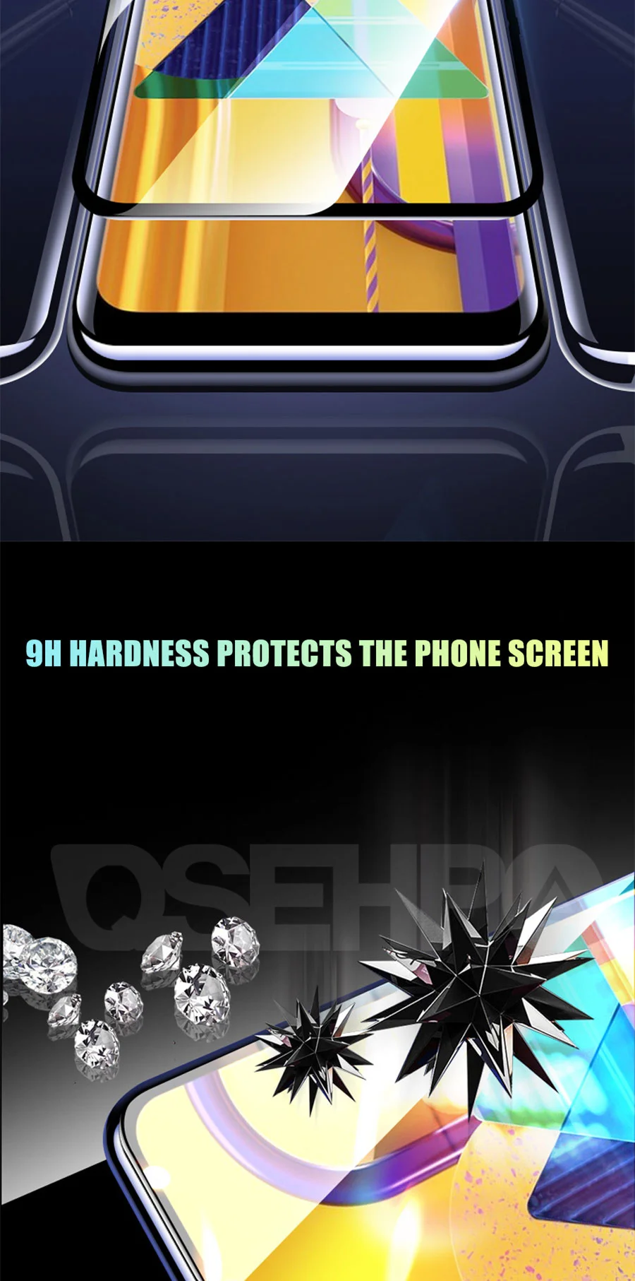 9D Tempered Glass For Samsung Galaxy A10 A20 A30 A40 A50 A60 A70 Protective Glass Samsung A80 A90 M10 M20 M30 M40 Screen Film mobile phone screen protector