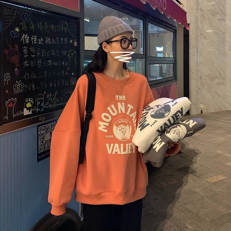Женские бархатные толстовки Harajuku размера плюс с буквенным принтом универсальные