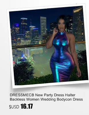 Dressmecb, женское сексуальное платье с блестками, мини-платья с завязками на шее и кружевами, летние платья с открытой спиной, платья для вечеринок в ночном клубе, бодикон Vestidos