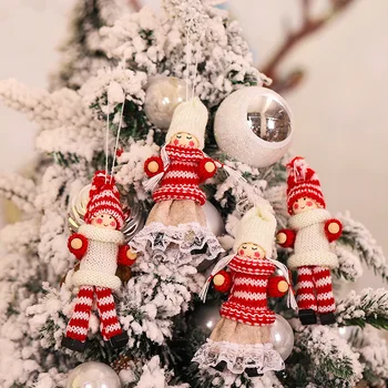 

Christmas Decorations for Home 1 Box Happy New Year Gifts Girl Angel Ornaments Merry Christmas Tree Decoration Pendant Navidad