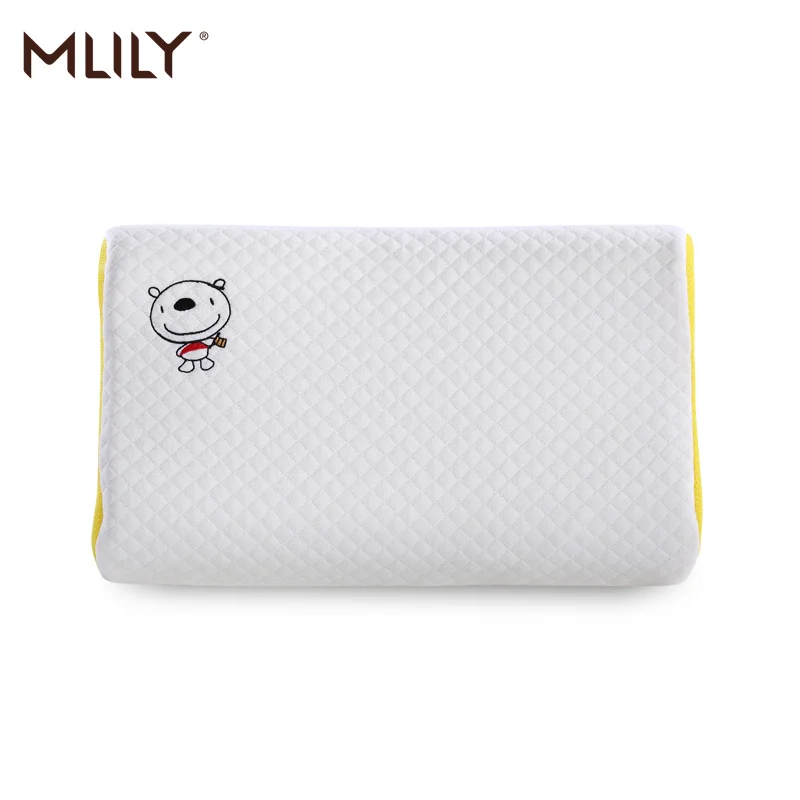 

Mlily Memory Foam Pillow Orthopedic Cervical Anti Mite Child Neck Pillow for Baby Sleeping