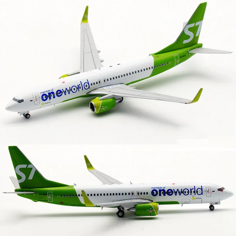 

10CM Boeing B737-800 LH4086 S7 Russia Siberian Airline 1/400 scale airplane model toy aircraft diecast plastic alloy plane gifts