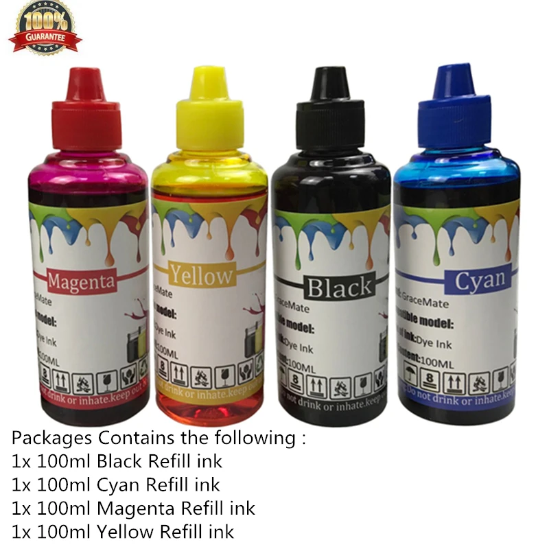 

Dye Ink 400ml for HP 21 22 hp21 OfficeJet J3650 J3680 PhotoSmart 5610 5610v 5610xi PSC 1408 1410 1410v 1410xi 1415 1417