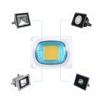 

50W Warm White High Power COB LED Light Chip with Lens Integration Lamp Kit Set for Flood Project Light Aquarium Fish Tank