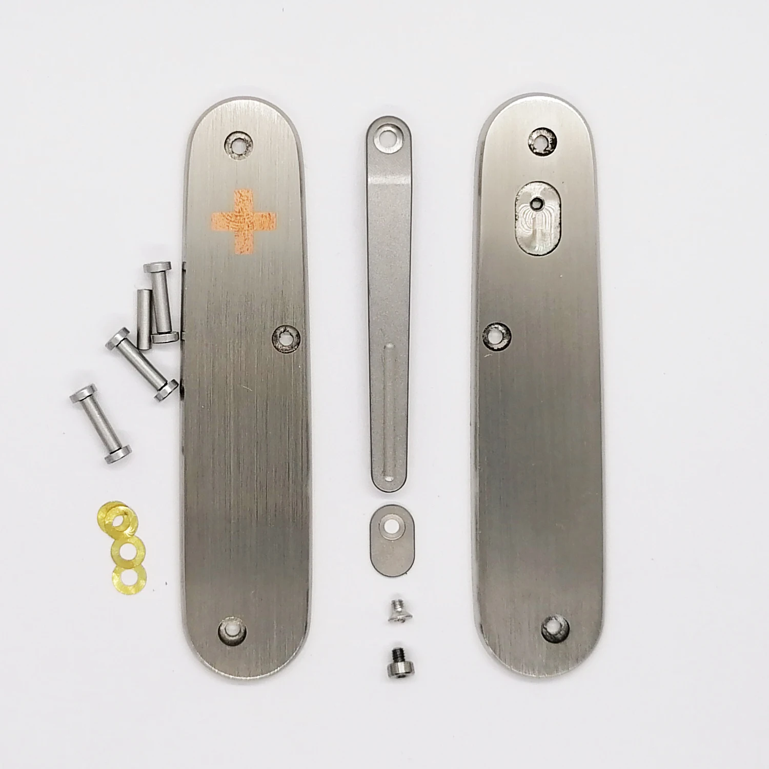 2 Layer 3 TI Scales with Titanium Alloy Pocket Clip for 84mm Victorinox SAK | Инструменты
