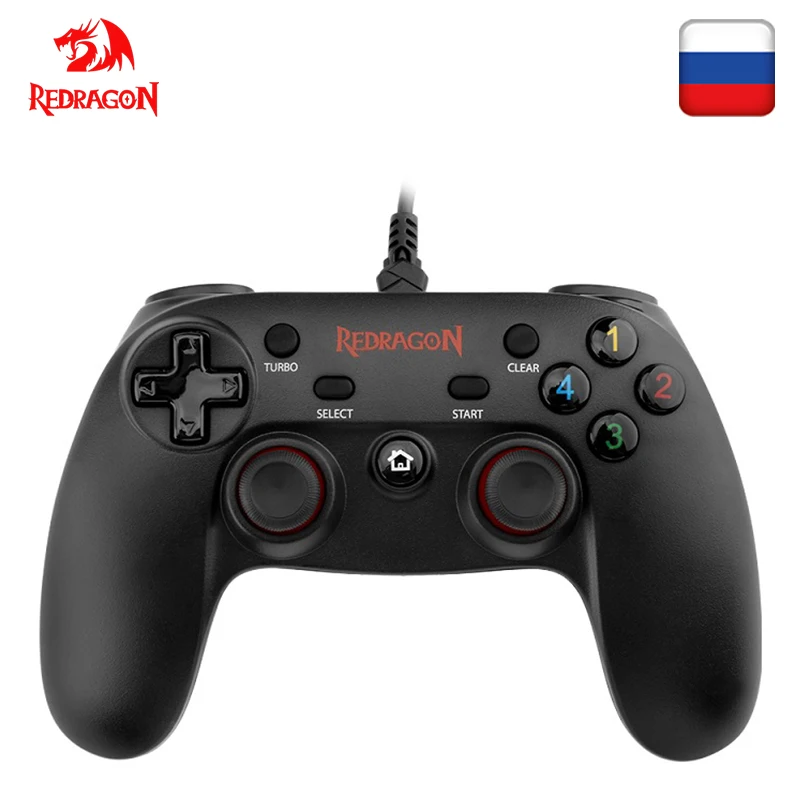 Redragon G807 12 кнопочный проводной геймпад для nintendo Switch Playstation PC PS2 PS3 контроллер Джойстик Android с триггером