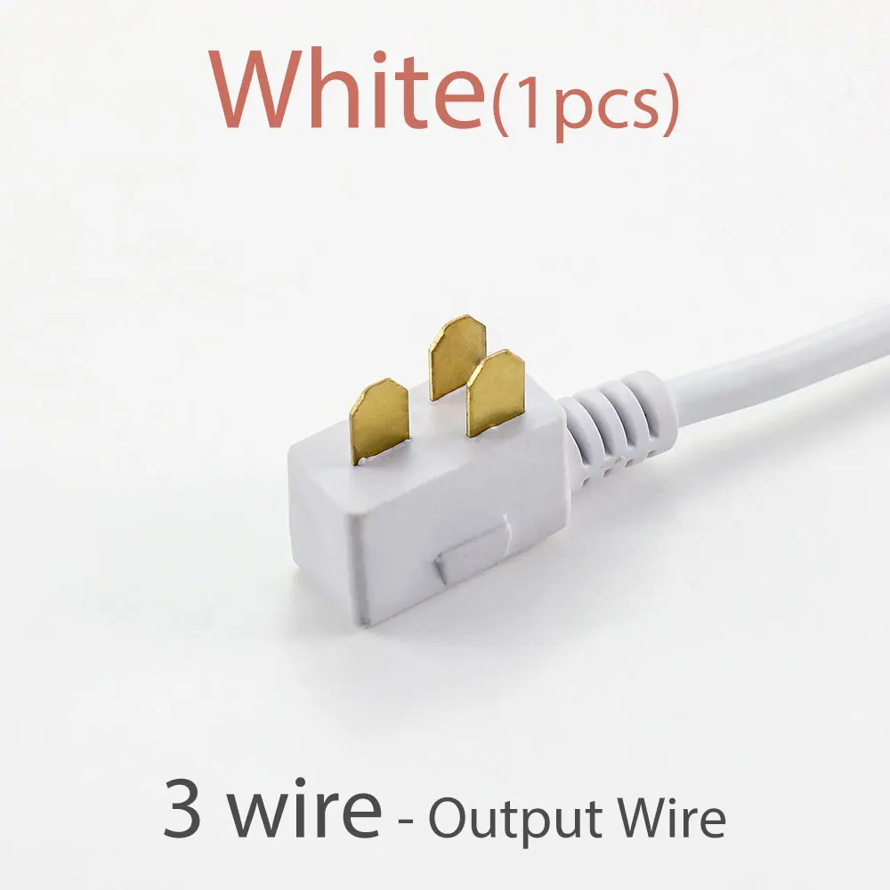 3 Wire White-1P 85-265 в рельсы высокого качества алюминиевый разъем питания переменного тока трек для полки светильник ing рынок БАРС система шкаф рельсы светильник - Цвет: 3 Wire White-1P