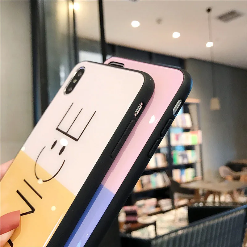 Роскошный милый картонный чехол для телефона Disneys из закаленного стекла для iPhone Xr X Xs Max iPhone 7 8 6 6s Plus