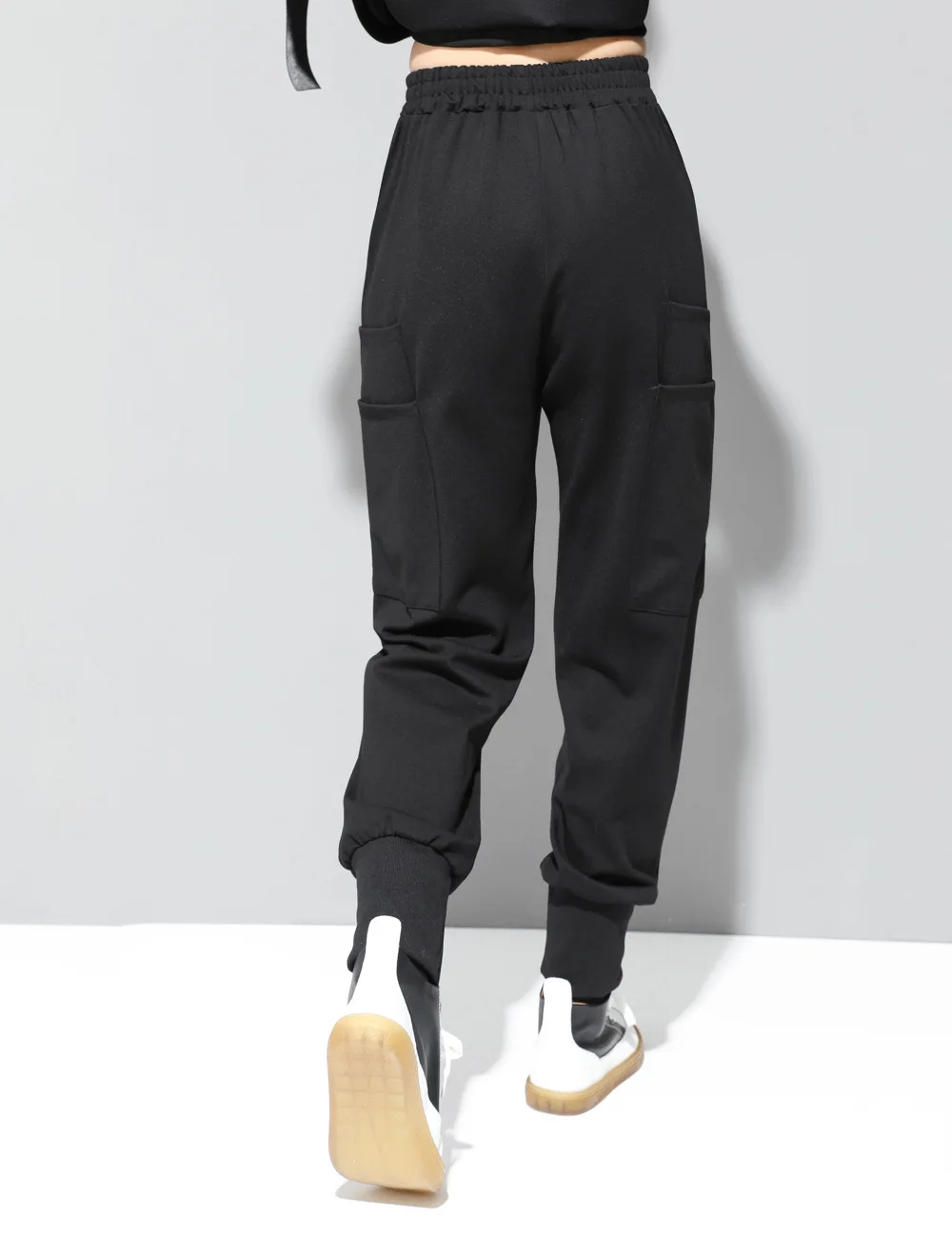 Trend Women's casual pants Winter and Autumn Cool Safari styles pants for women zipper pencil pants Elastic waist Trousers Z3