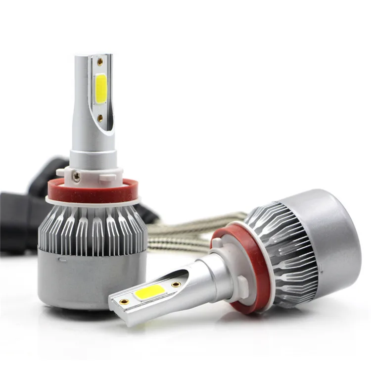 

12v 36v 3800lumen H11 C6 Led Headlight Bulb Kit
