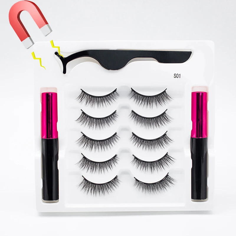 Pesta as Postizas Naturales Magn ticas Delineador De Ojos L quido 